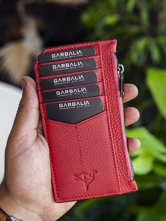 Leather Men's Wallet Pink