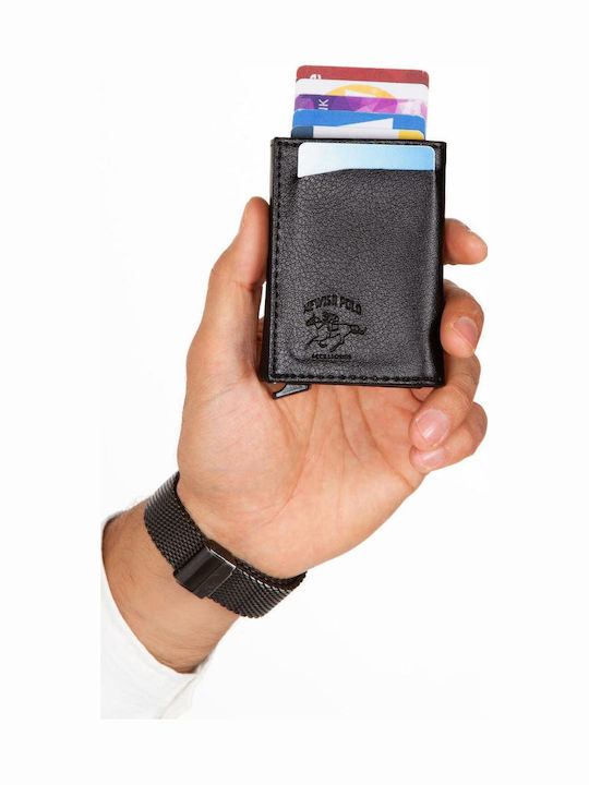 Ανδρικό Πορτοφόλι με RFID Μαύρο