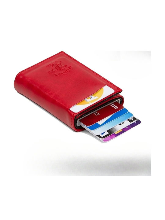 Ανδρικό Πορτοφόλι με RFID Κόκκινο