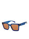 Prive Revaux Vicecityspjp Ochelari De Soare Unisex Cu Culoare Full Face Albastră Și Culoare Maro