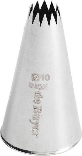 De Buyer Nozzle for Pastry Bags Metallic 1cm 3011242116104