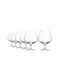 Krosno Harmony Set Brillen Cognac / Brandy Kelch Kristall 550ml 6 Stück