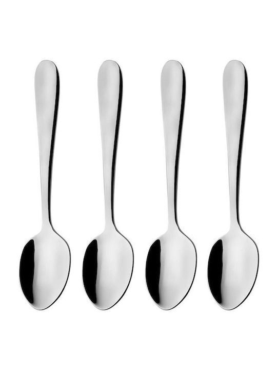 Grunwerg Windsor Set Löffel Kaffee/Tee Rostfreier Stahl Silber 10.5cm 4 Stück
