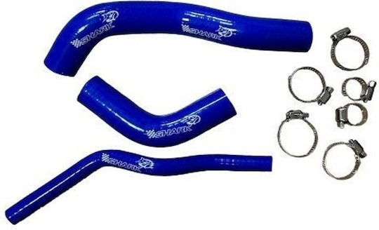 Radiator Water Hose Collars Yamaha Crypton-X 135cc Blue Set Shark122582