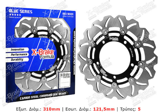 X-Brake Motorcycle Brake Disc Stx89f-Flo-W V-Strom Abs 07-18 Front Pearl