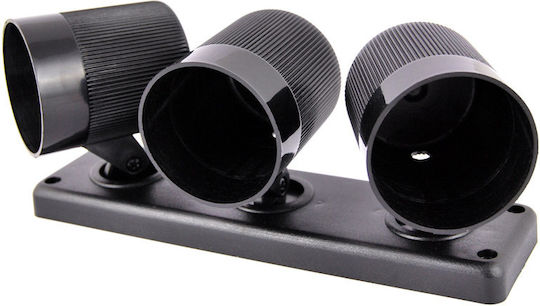 Autoline Triple Car Instrument Mount for Dashboard
