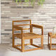 vidaXL Autospiegelteile 2 Stück Kaffee 59 X 6 X 61 cm Bearbeitetes Holz