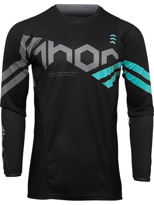 Thor Cube Kinder Reittrikot Langärmelig Schwarz Farbe