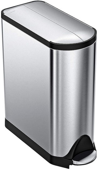 Simplehuman Κάδος Απορριμμάτων από Ανοξείδωτο Ατσάλι με Πεντάλ 45lt