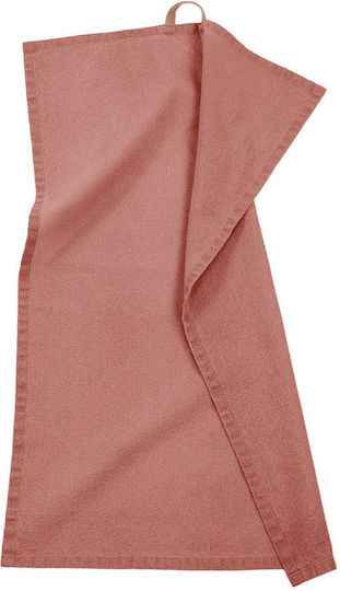 Tiseco Myrna Kitchen Towel Made of 100% Cotton in Orange Colour 50x70cm 3 Pieces
