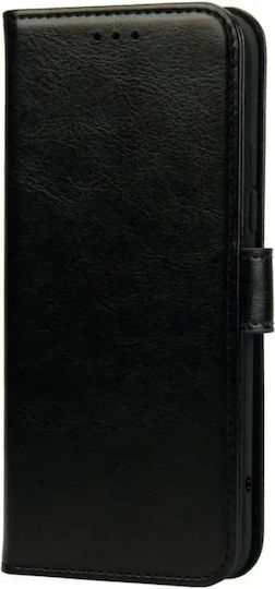 Rosso Husă Pu Wallet din piele artificială neagră (Poco X8 Pro)