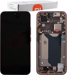 Xiaomi 15t Pro 5G Ersatzbildschirm für Mobiltelefone mit Touch-Mechanismus Linse mit Rahmen 5600060o12u00 Braune Original-Service-Pack