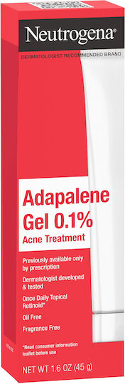 Neutrogena Gel de curățare pentru față Adapalene 0.1% 45gr