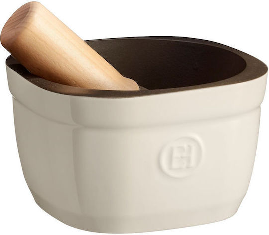 Emile Henry Mortar Din Lemn 16x16x9.5cm