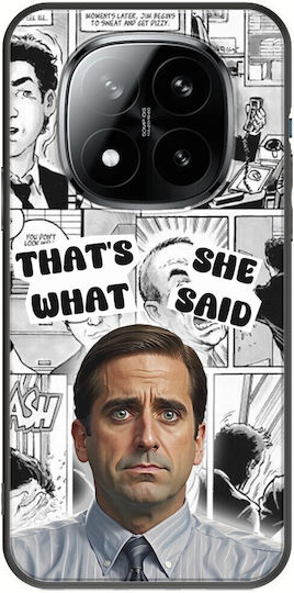 Handyhülle Tv Quotes Michael Scott Xiaomi Poco M8 Pro 5g Schwarzes Tpu Schwarz Silikon