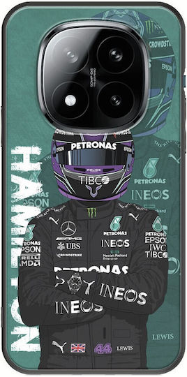 Handyhülle Formula 1 Lewis Hamilton Xiaomi Poco M8 Pro 5g Schwarzes TPU Schwarze Silikon