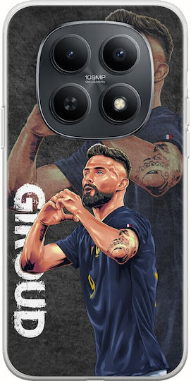 Калъф Football Stars Olivier Giroud France Xiaomi Poco M8 5g Гъвкав TPU Прозрачен Силикон