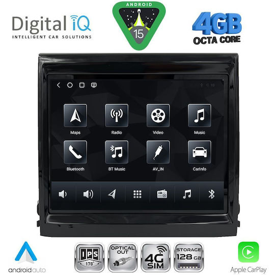 Digital IQ Ηχοσύστημα Αυτοκινήτου για Porsche Cayenne 2010-2015 (Bluetooth/USB/WiFi/GPS/Apple-Carplay/Android-Auto) με Οθόνη Αφής 8.4"