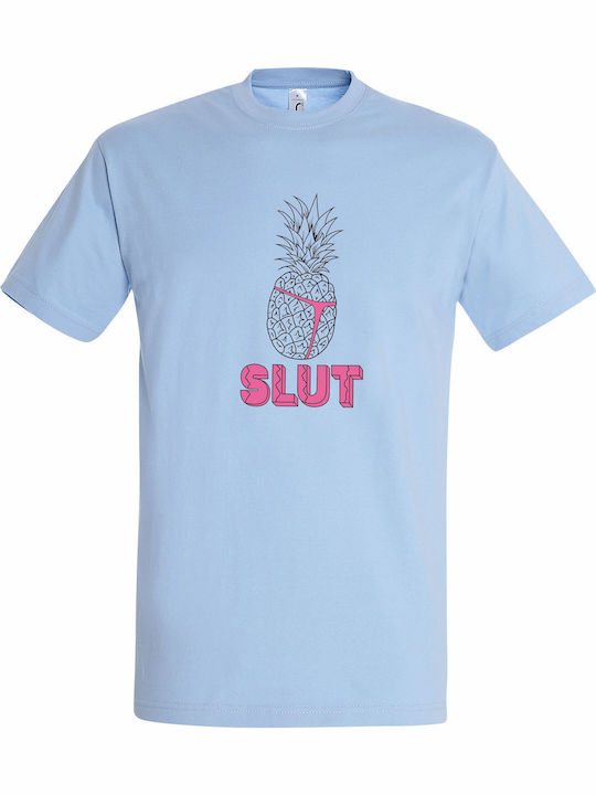 T-shirt Unsiex " Pineapple Slut Funny Summer Fu...