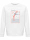 Sweatshirt Organic Unisex " Ramen Ocean Japan Poster Art " White