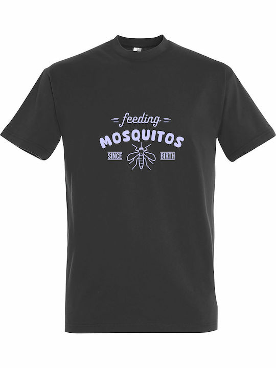 Tricou Unisex Feeding Mosquitos Since Birth Fun...
