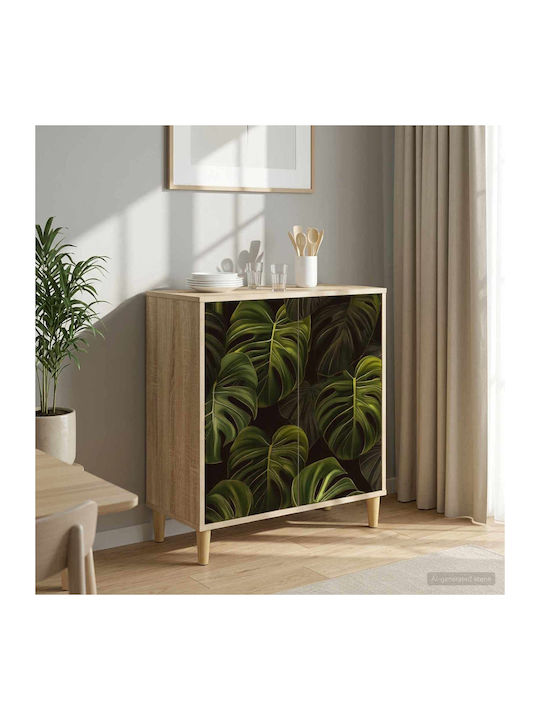 Sideboard Elburg Wooden Sonoma 69x33x75cm
