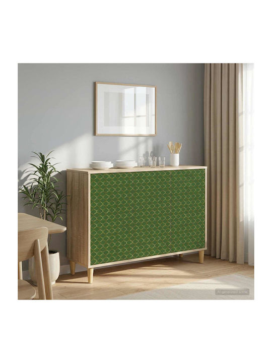 Μπουφές Geleen Ξύλινος Sonoma 102x33x75cm