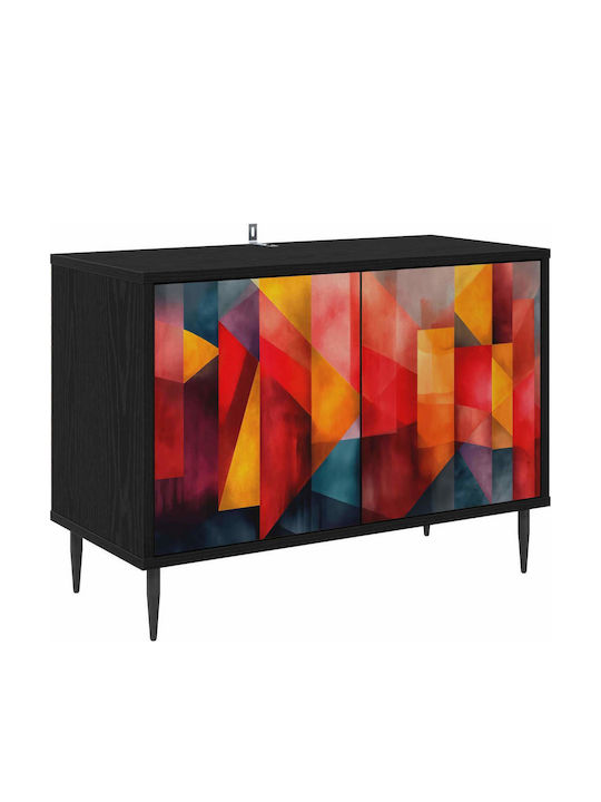 TV-Ständer Heesch Schwarz Drossel M69xT33xH50.5cm