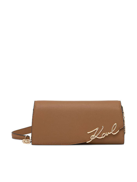 Karl Lagerfeld K Signature Δερμάτινη Γυναικεία ...