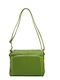 Leather Women's Crossbody Bag Green