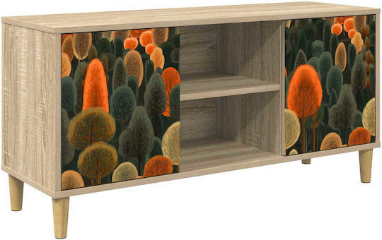 Телевизионно Мебели Zaandam Sonoma Ш102xД33xВ50cm