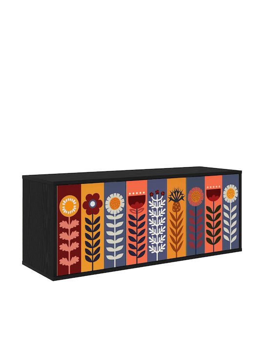 TV-Ständer Essen Schwarze Eiche M102xP33xH40cm