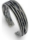 Damen Armband Handschelle aus Silber