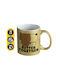 Koupakoupa Bubu & Dudu Better Together Ceramic Mug Gold 330ml
