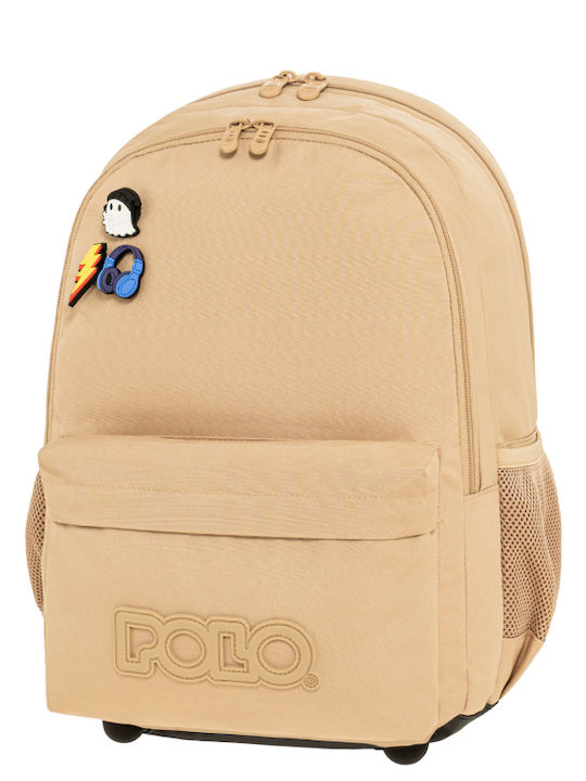 Polo Pins Σχολική Τσάντα Πλάτης Κίτρινη 20lt 2025