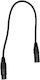 Tune Cable XLR male - Μαύρο 0.5m P62TU012