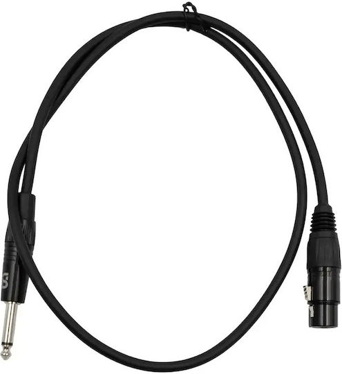 Tune Cable XLR male - Μαύρο 1m P62TU008