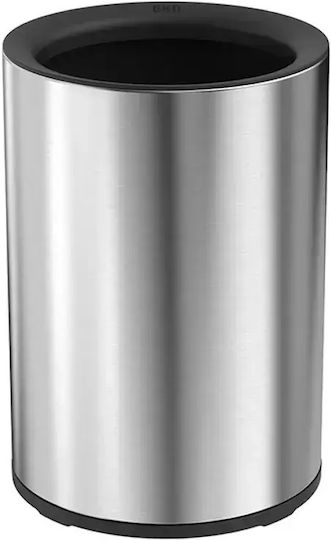 Eko Waste Bin Stainless Steel with Pedal Gray 10lt