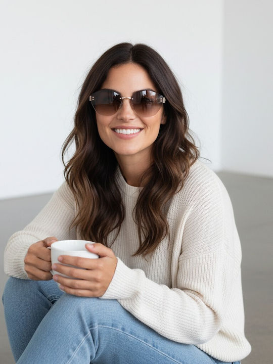 Max Air Women's Sunglasses with Brown Tartaruga Frame SA003