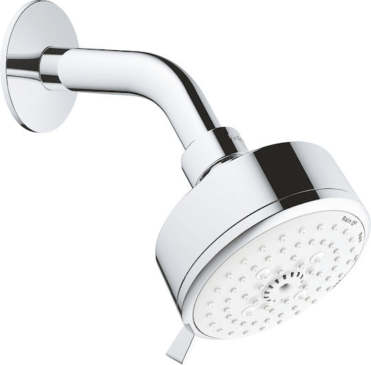 Grohe Σετ Μίκτης & Κεφαλή Ντουζ Εντοιχισμού για Ντουζιέρα Ασημί