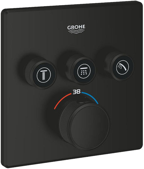 Grohe Grohe Built-in Faucet Mixer for Shower Black