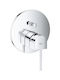 Grohe Plus Edelstahl Eingebaute Wasserhähne für Badewanne Silber