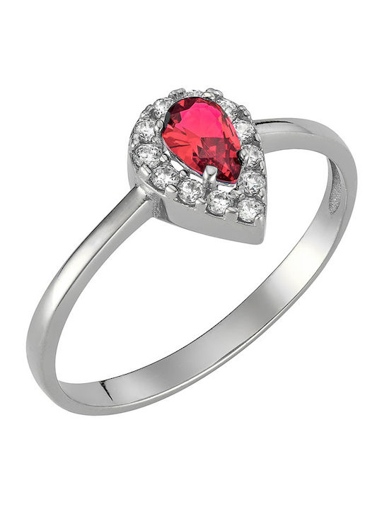 Ioannis Kosmima Women's Ring with Zircon from 9...