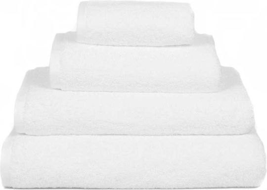 Laura Ashley Face Towel Palma 50x100cm White Weight 500gsm