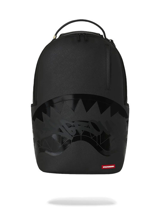 Sprayground Lux Black Ghost Drip School Backpack Junior High-High School Black 29 x 15 x 46cm