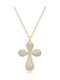 Chrilia Gold Kreuz 14K mit Kette
