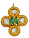 Savvas Design Gold Cross 18K Without Chain AKOL01035