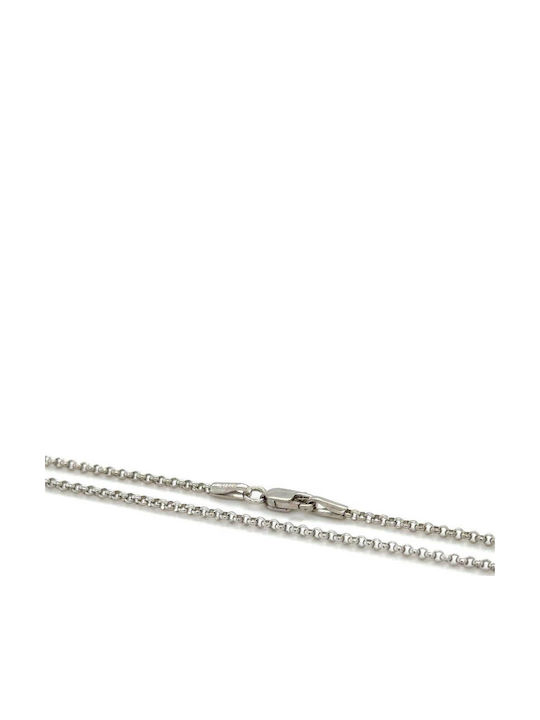 Drandakis Women's Silver Neck Chain Length 50cm