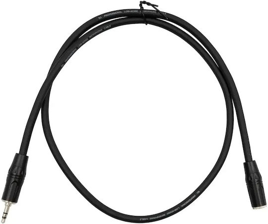 Tune Καλώδιο Ήχου 3.5mm male - 3.5mm female Μαύρο 0.9m P62TU028