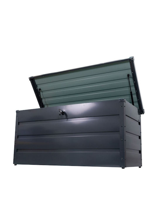 Ruris Smartyd 130m – Waterproof Garden Storage Box Galvanised Steel 400l 80 Kg Bench Anthracite Ruris Smartyd 130m – Waterproof Garden Storage Box Galvanised Steel 400l 80 Kg Bench Anthracite